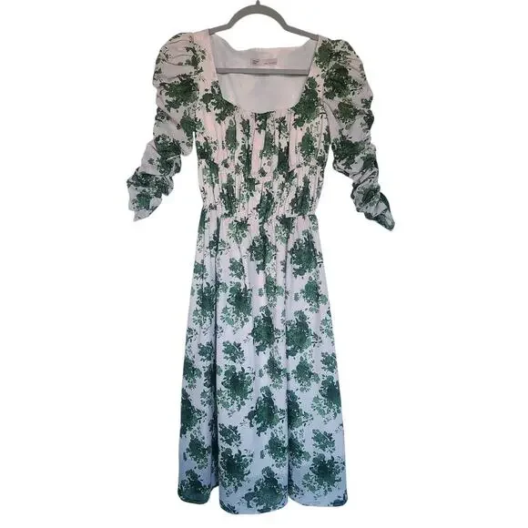 Damaris Bailey Jane Floral Midi Dress Size XS - Picture 3 of 9